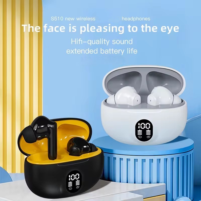 Stereo 895B Wireless Bluetooth Earbuds | LED Display & Type-C Charging