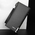 Baellerry Long Wallet For Men And Women - Fashion Accessory Designed For Cash Storage And Daily Carry Routine - Black